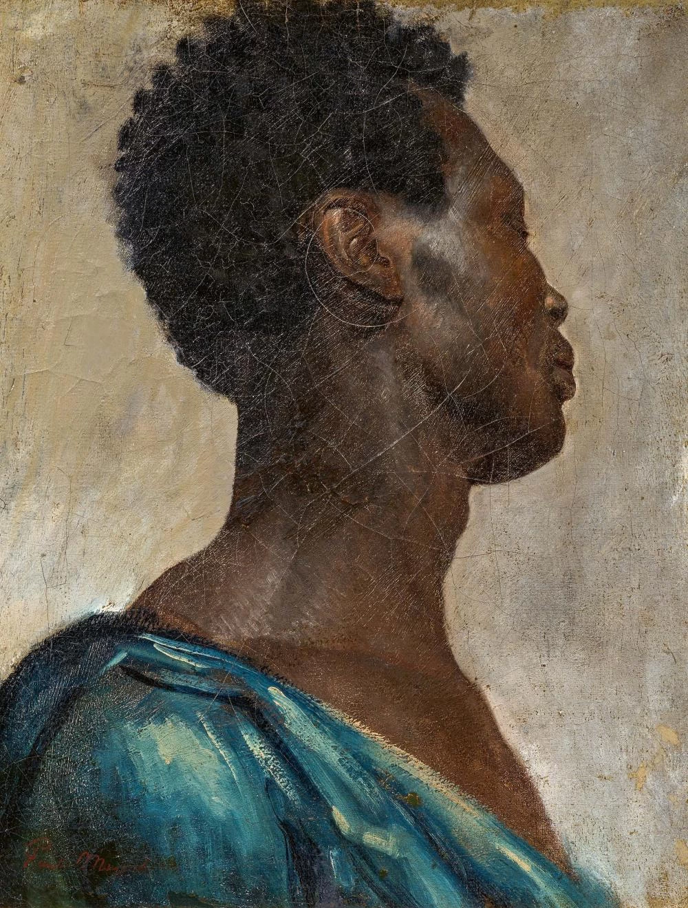 Studio del ritratto di un uomo africano